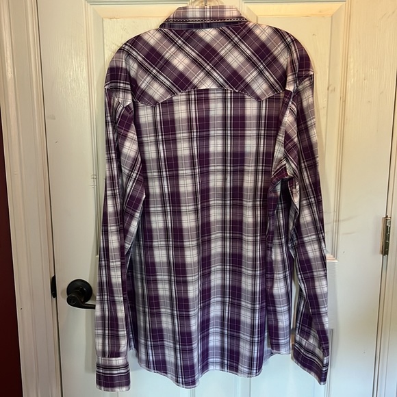 Wrangler Mens Western Shirt - Picture 3 of 3